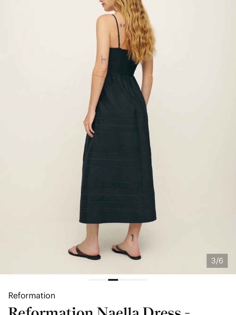 Reformation Naella Midi Dress - NEVER WORN - Picture 3 of 4